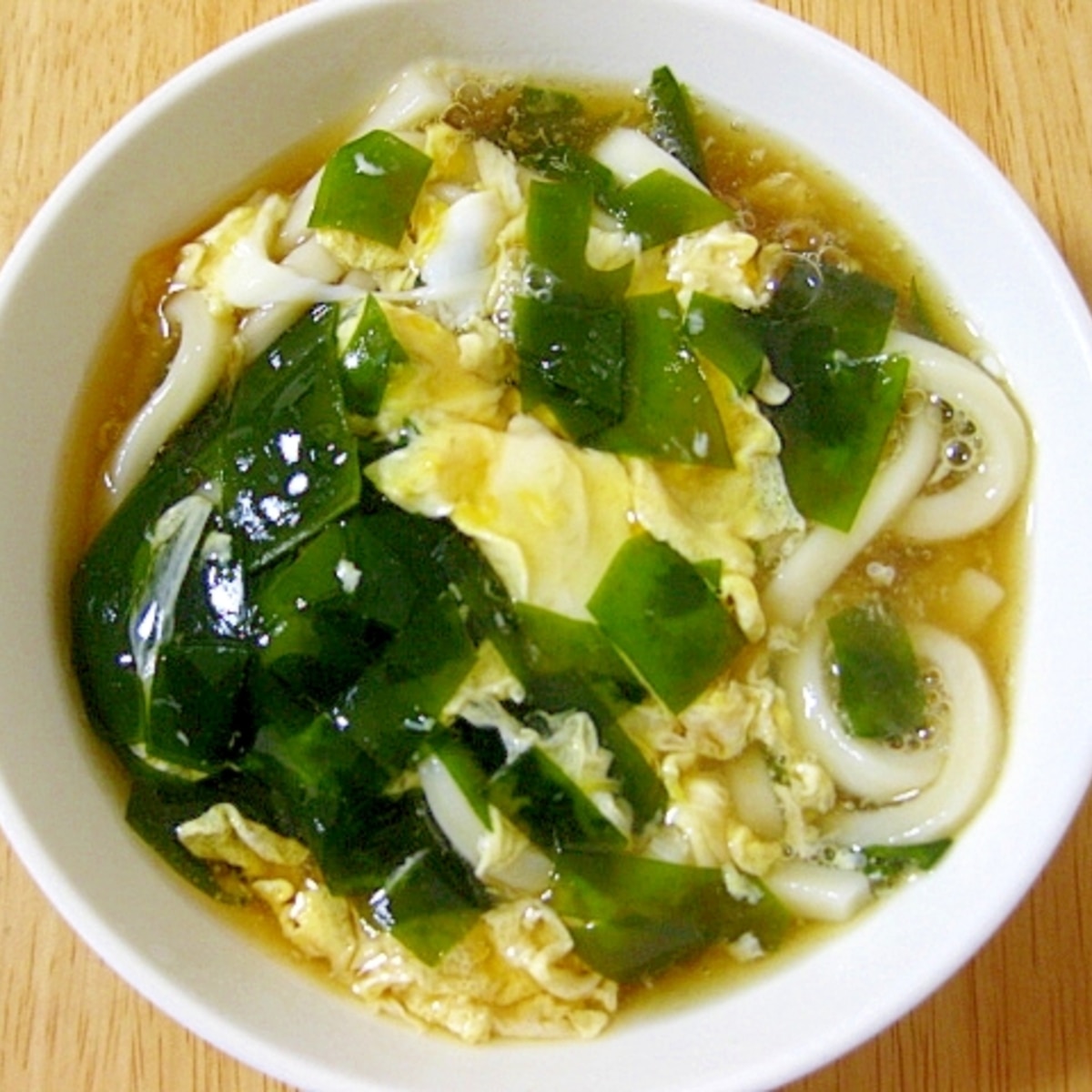 わかめと卵のあんかけうどん レシピ 作り方 By Bird23 楽天レシピ